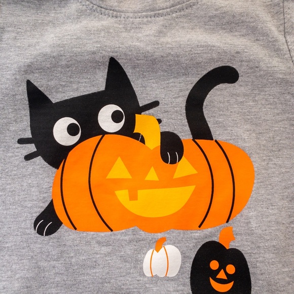Cat & Jack Halloween Long Sleeve Tee 2T - Picture 3 of 5